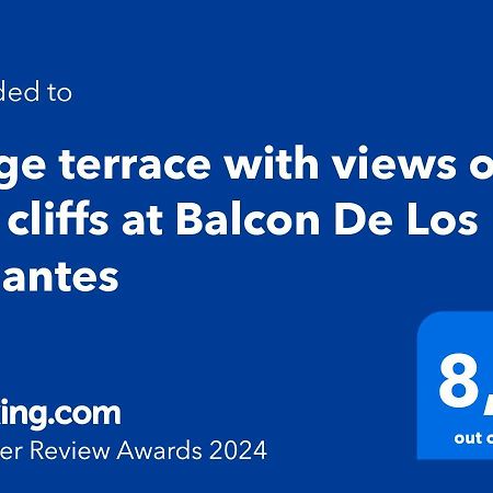 Large Terrace With Views On The Cliffs At Balcon De Los Gigantes Puerto de Santiago  Exteriér fotografie
