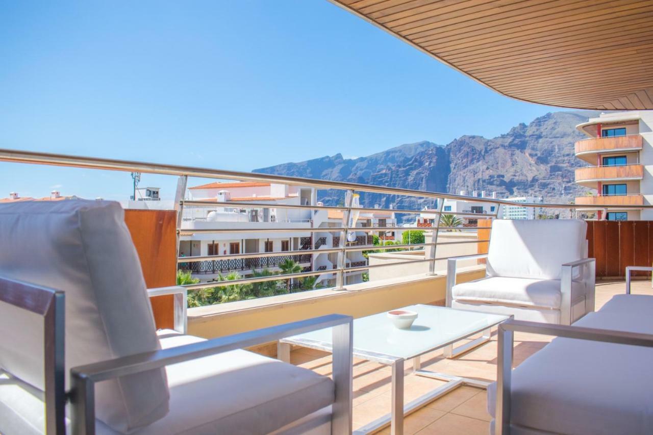 Large Terrace With Views On The Cliffs At Balcon De Los Gigantes Puerto de Santiago  Exteriér fotografie